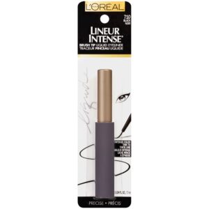 L’Oreal Paris Lineur Intense Brush Tip Liquid Eyeliner, Black,